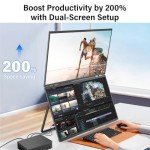 InnoView 23.8" FHD Dual Monitor with 100Hz Refresh