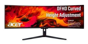 Acer 49" Curved DFHD Gaming Monitor