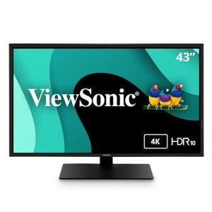 ViewSonic 43” Ultra HD 4K Monitor with HDR10