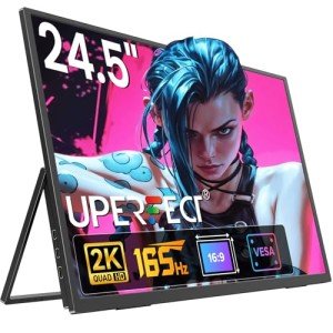 UPERFECT 24.5" 2K 165Hz Portable Gaming Monitor