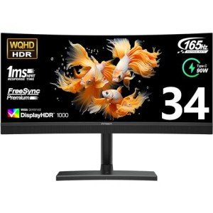 INNOCN 34" Curved Ultrawide Gaming Monitor 165Hz