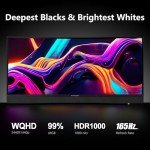 INNOCN 34" Curved Ultrawide Gaming Monitor 165Hz