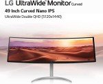 LG UltraWide 49-Inch Dual QHD 144Hz Monitor