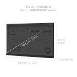 ViewSonic VG2455_56A_H2 24 Inch Dual Pack Head-Only 1080p IPS Monitors with USB C 3.2 with 90W Power Delivery, Docking Built-In, HDMI, VGA for Home and Office