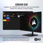Corsair XENEON 32UHD144-A Gaming Monitor - 32-Inch, IPS UHD (3840 x 2160), AMD FreeSync Premium Adaptive Sync, 144Hz Refresh Rate, 1ms, DisplayHDR600, HDMI 2.1, DisplayPort 1.4, USB-C 3.1 - Black