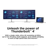 HP Z32k G3 USB-C 32 Inch Computer Monitor 4K UHD 60Hz IPS Ultrawide 400nits 5ms Tilt Swivel Pivot VESA Mountable HDMI USB-C USB Hub DisplayPort Thunderbolt Office Desktop PC Monitor, 50U19AA (Renewed)