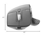 Logitech MX Master 3S for Mac - Wireless Bluetooth Mouse with Ultra-Fast Scrolling, Ergo, 8K DPI, Quiet Clicks, Track on Glass, Customization, USB-C, Apple, iPad - Space Grey
