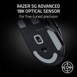 Razer Basilisk V3 X HyperSpeed Wireless Gaming Mouse: Up to 285 Hr Battery - 18K Optical Sensor - Mechanical Switches - Chroma RGB - 9 Programmable Controls - Black