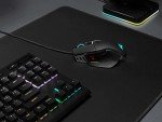 Corsair M65 RGB Ultra Tunable FPS Gaming Mouse Marksman 26,000 DPI Optical Sensor, Optical Switches, AXON Hyper-Processing Technology, Sensor Fusion Control, Tunable Weight System - Black