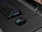 Corsair M65 RGB Ultra Tunable FPS Gaming Mouse Marksman 26,000 DPI Optical Sensor, Optical Switches, AXON Hyper-Processing Technology, Sensor Fusion Control, Tunable Weight System - Black