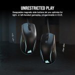 Corsair M75 Wired RGB Lightweight FPS Gaming Mouse – 26,000 DPI – Swappable Side Buttons – PC – Black