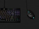 Corsair M65 RGB Ultra Tunable FPS Gaming Mouse Marksman 26,000 DPI Optical Sensor, Optical Switches, AXON Hyper-Processing Technology, Sensor Fusion Control, Tunable Weight System - Black