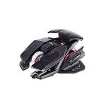 Mad Catz The Authentic R.A.T. PRO X3 wired Gaming Mouse - 16000DPI - 3 Scroll Wheel Ring Options – With extra accessories - On-board memory for 10 user profiles - Carbon Fiber Thumb Rests, Black