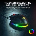 Razer Basilisk V3 35K Wired Ergonomic Gaming Mouse : HyperScroll Tilt Wheel - 35K DPI Optical Sensor Gen 2-13 Customizable Controls - Chroma RGB - Optical Switches Gen 3 - Speedflex Cable