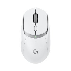 Logitech G309 Lightspeed Wireless Gaming Mouse, Lightweight, LIGHTFORCE Hybrid Switches, Hero 25K Sensor, 86g & 300+ hr Battery Life with AA Battery, 6 Programmable Buttons, PC & Mac - White
