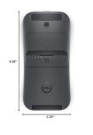 Dell MS700 Bluetooth Travel Mouse – Bluetooth 5.0, Microsoft Swift Pair/Dell Pair (Windows 10 & 11 only), Optical LED Sensor, Touch Scroll with latest Touch Controller - Black