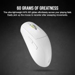 Corsair M75 AIR Wireless Ultra-Light FPS Gaming Mouse – 26,000 DPI – Ultra-Fast Input – Symmetric Shape – iCUE Compatible – PC, Mac – White