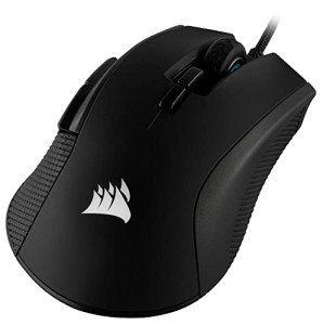Corsair Ironclaw RGB - FPS and MOBA Gaming Mouse - 18,000 DPI Optical Sensor - Backlit RGB LED, Black