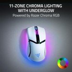 Razer Cobra Pro Wireless Gaming Mouse: 10 Customizable Controls - Chroma RGB Lighting - 30K Optical Sensor - Gen-3 Optical Switches - 2.4GHz, Bluetooth & USB Type C - Up to 170 Hr Battery - White