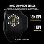 Corsair Dark Core RGB Pro SE, FPS/MOBA Gaming Mouse with SLIPSTREAM Technology, Black, Backlit RGB LED, 18000 DPI, Optical, Qi wireless charging certified