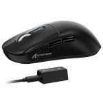 Attack Shark R6 39g Ultra-Lightweight Wireless Gaming Mouse,PAW 3950Max Sensor Computer Mouse with Nordic 52480,8KHz Polling,42K DPl,Omron Optaicl Switch,USB-C Charging,7 Programmable Buttons -Black