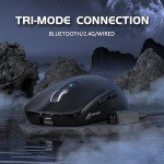 Attack Shark R6 39g Ultra-Lightweight Wireless Gaming Mouse,PAW 3950Max Sensor Computer Mouse with Nordic 52480,8KHz Polling,42K DPl,Omron Optaicl Switch,USB-C Charging,7 Programmable Buttons -Black