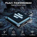 Attack Shark R6 39g Ultra-Lightweight Wireless Gaming Mouse,PAW 3950Max Sensor Computer Mouse with Nordic 52480,8KHz Polling,42K DPl,Omron Optaicl Switch,USB-C Charging,7 Programmable Buttons -Black