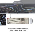Keychron C2 Wired Mechanical Keyboard for Mac & PC
