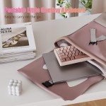 RisoPhy 60% Wireless Mechanical Keyboard, 2.4G/USB-C/Bluetooth Gaming Keyboard with LED Backlight/Gasket Mount/Red Switches/Metal Knob/Software