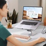 RisoPhy 60% Wireless Mechanical Keyboard, 2.4G/USB-C/Bluetooth Gaming Keyboard with LED Backlight/Gasket Mount/Red Switches/Metal Knob/Software