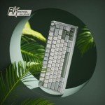 RK ROYAL KLUDGE R75 Mechanical Keyboard Wired with Volume Knob, 75% Custom Gaming Keyboard Gasket Mount RGB Backlit with Software, MDA Profile, PBT Keycaps, Hot Swappable Linear Switch Creamy Sound