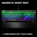 SteelSeries Apex Pro HyperMagnetic Gaming Keyboard — Adjustable Actuation — OLED Screen — RGB – USB Passthrough​