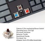 Keychron K10 Wireless Mechanical Keyboard with Gateron G Pro Brown Switch Aluminum Frame