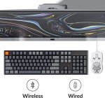 Keychron K10 Wireless Mechanical Keyboard with Gateron G Pro Brown Switch Aluminum Frame