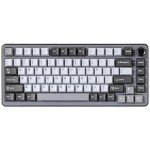YUNZII B75 Mechanical Keyboard,75% Layout with Knob,Hot Swappable RGB Backlit Gasket Mounted, Creamy Typing, Double-Shot PBT Keycaps,Cherry Profile,for Win/Mac (Dark Grey, Cocoa Cream V2 Switch)
