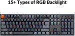 Keychron K10 Wireless Mechanical Keyboard with Gateron G Pro Brown Switch Aluminum Frame
