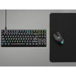 CORSAIR K60 RGB TKL RGB Tenkeyless Optical-Mechanical Wired Gaming Keyboard - OPX Switches - Polycarbonate Keycaps - iCUE Compatible - QWERTY NA Layout - Black
