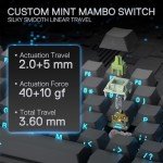 Redragon K707 PRO GB 80% Gasket RGB Gaming Keyboard, 3-Modes Wireless TKL Mechanical Keyboard w/Hot-Swap South-Facing LEDs Socket, PBT Gradient Keycaps & 5-Layer Noise Dampening, Custom Linear Switch