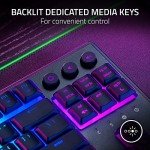 Razer Ornata V3 TKL Gaming Keyboard: Low Profile Keys - Mecha Membrane Switches - UV Coated Keycaps - Backlit Media Keys - 8 Zone RGB Lighting - Spill Resistant - Magnetic Wrist Wrest - Snap Tap
