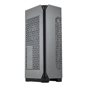 Cooler Master NCORE 100 MAX ITX SFF Tower Case, Custom 120mm AIO, 850W SFX Gold ATX3.0 PSU, 4 Slot GPU, Vertical Mount GPU, PCIe 4.0 Riser, Anodized Aluminum, USB Type C (NR100-MNNN85-SL0)