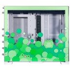Velztorm Minty Frog Green Limited Edition Art Aluminum Tempered Glass O11 Dynamic Mini Snow White Gaming Computer Case, Supports Mini-ITX, Micro-ATX, and ATX Motherboard Sizes, O11D Mini-S