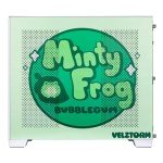 Velztorm Minty Frog Green Limited Edition Art Aluminum Tempered Glass O11 Dynamic Mini Snow White Gaming Computer Case, Supports Mini-ITX, Micro-ATX, and ATX Motherboard Sizes, O11D Mini-S