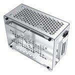 KABIOU ZZAW B1 ITX Computer Case for Desktop PC Mini Micro Slim Portable 2021 Mid Tower Small Smart Aluminum Alloy Chassis Support Long Graphics Card SFX Power Supply for Gaming and Home Use