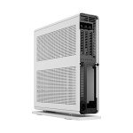Fractal Design Ridge White - PCIe 4.0 Riser Card Included - 2X 140mm PWM Aspect Fans Included - Type C USB - m-ITX PC Gaming Case