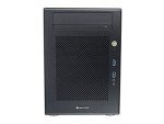 Computer Case Mini Tower Mini ITX/Mini DTX Black Aluminum by Integer Computers Model B-18