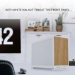 Lian Li A3-mATX-WD-26.3L Micro Form Factor Chassis-No Fans Included-Supports 360mm AIO-Modularity Design-for M-ATX, ITX Motherboard-DAN Cases Collaboration-Wood Front Panel-White (A3W-WD)