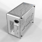 KABIOU ZZAW B1 ITX Computer Case for Desktop PC Mini Micro Slim Portable 2021 Mid Tower Small Smart Aluminum Alloy Chassis Support Long Graphics Card SFX Power Supply for Gaming and Home Use