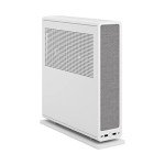 Fractal Design Ridge White - PCIe 4.0 Riser Card Included - 2X 140mm PWM Aspect Fans Included - Type C USB - m-ITX PC Gaming Case