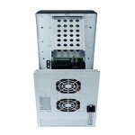 KCMconmey 8 + 2 Bay DIY NAS Case, 8 x 2.5″ / 3.5″ Tray + 2 x 2.5″ Internal Bay. MB ITX. PSU Flex. Front USB 3.0 8cm Chassis Fan Hot Swap Backplane. Network Attached Storage Private Cloud Enclosure.