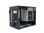 Computer Case Mini Tower Mini ITX/Mini DTX Black Aluminum by Integer Computers Model B-18